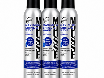 Vigorol Mousse Maximum shine wave