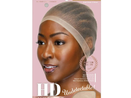 HD wig cap lightest brown (12 in a pack)