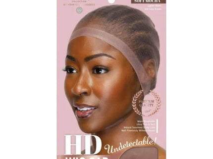 HD wig cap soft mocha (12 in a pack)